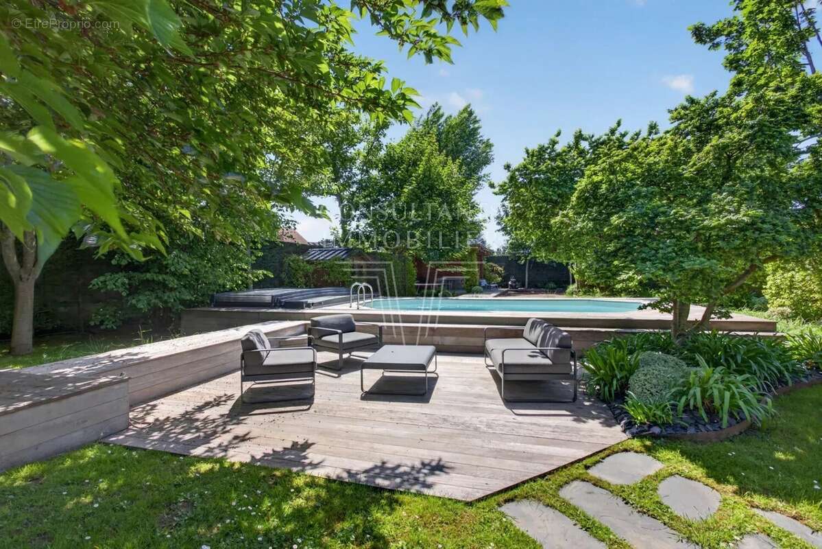 Tourgeville plage-maison 6 chambres- piscine - photo 6