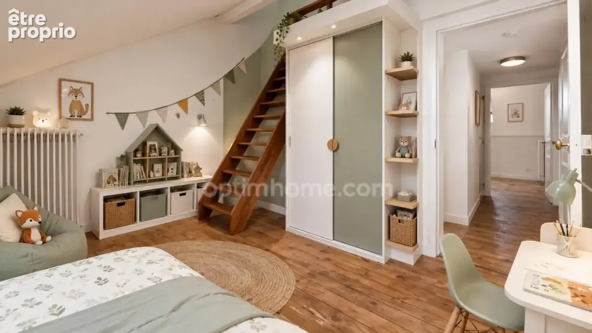 T3 duplex – Bureau + mezzanine – Immeuble 1903 – Chamalières – DPE E / GES E - photo 12