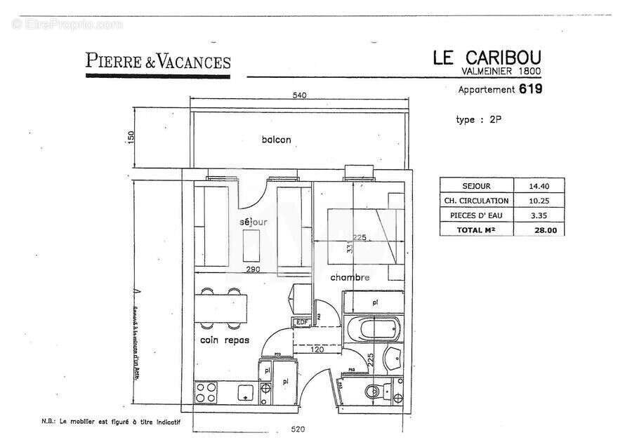 Appartement à VALMEINIER