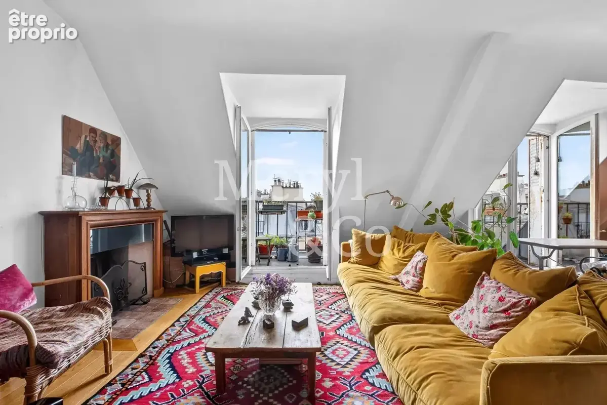 Notre-Dame-de-Lorette / rue des Martyrs - Appartement en dernier étage 3 pièces de 73,38 m² avec balcons et vue dégagée sur le S - photo 6