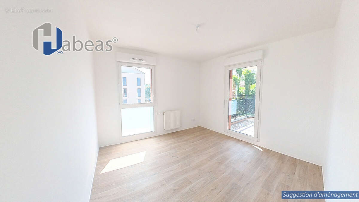 Appartement T3 de 62,53m² avec 2 parkings  et terrasse couverte de 7m² - photo 9