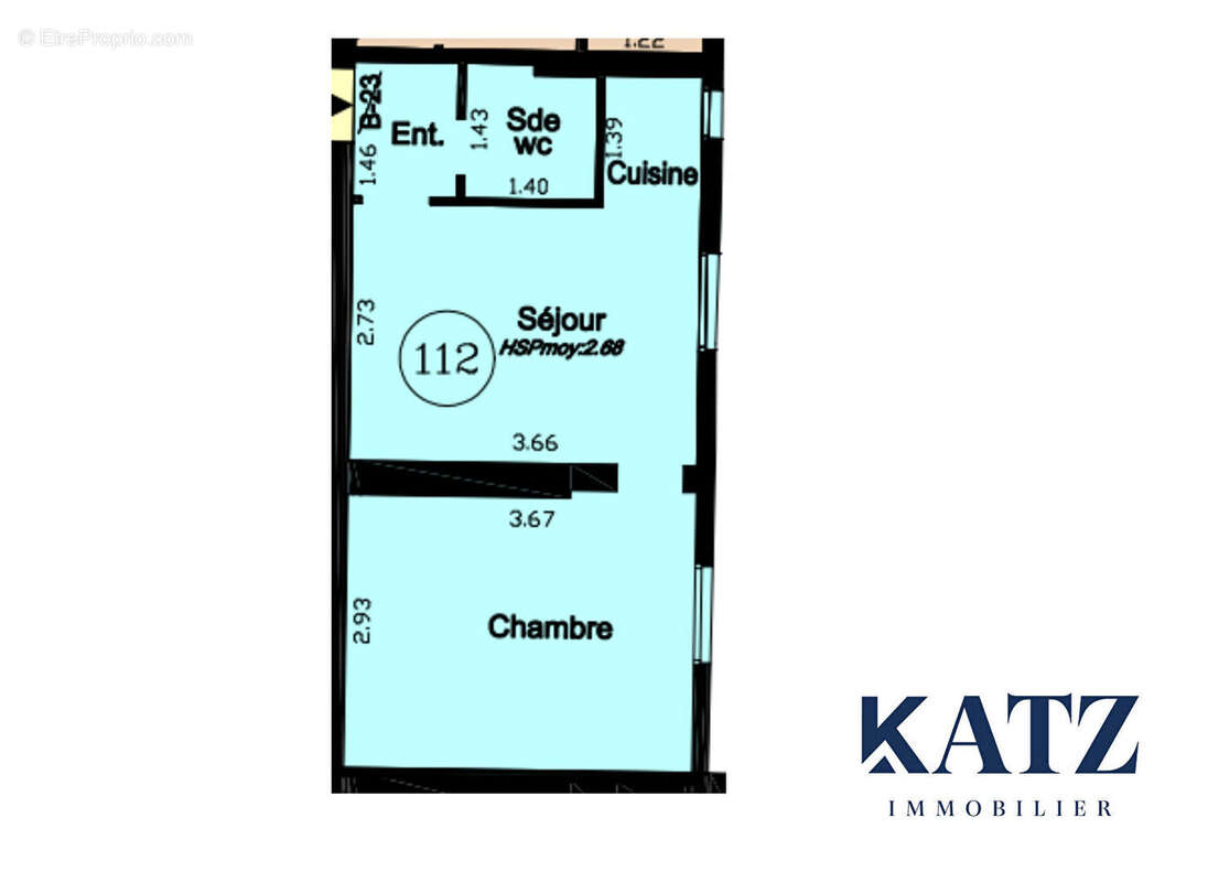 Appartement à PARIS-20E