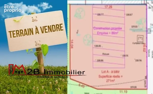 Photo Terrain à Lagny-Sur-Marne au prix de 189 000€