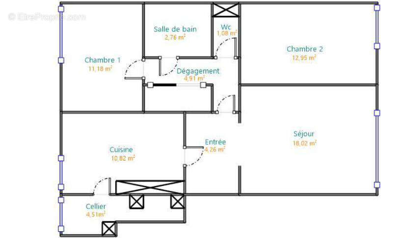 Appartement à SAINT-ETIENNE