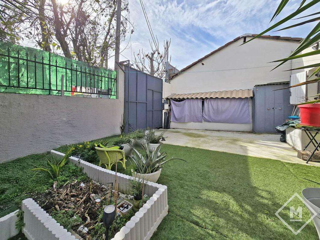 Maison t3/4 lumineuse de plain pied à vendre secteur saint loup marseille 13011 avec jardin - photo 6