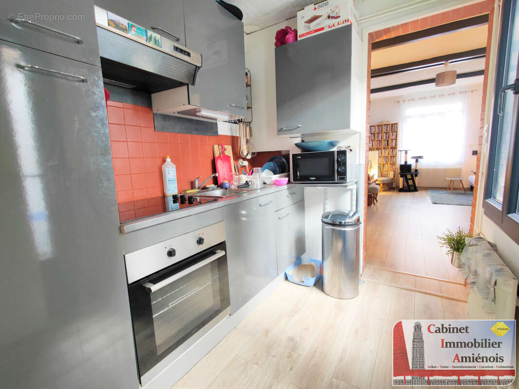Amiens, proche Gare : Amiénoise 80m2 avec 2 chambres et cour - photo 7