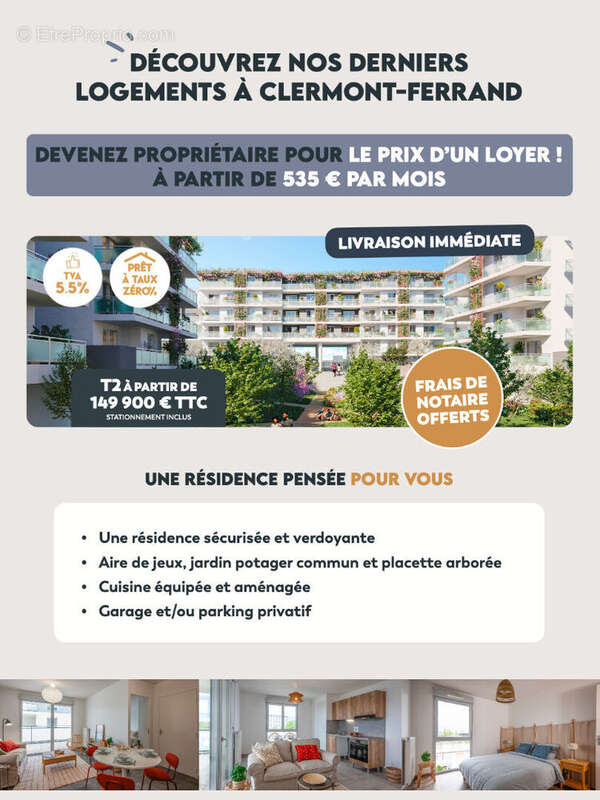 Appartement à CLERMONT-FERRAND