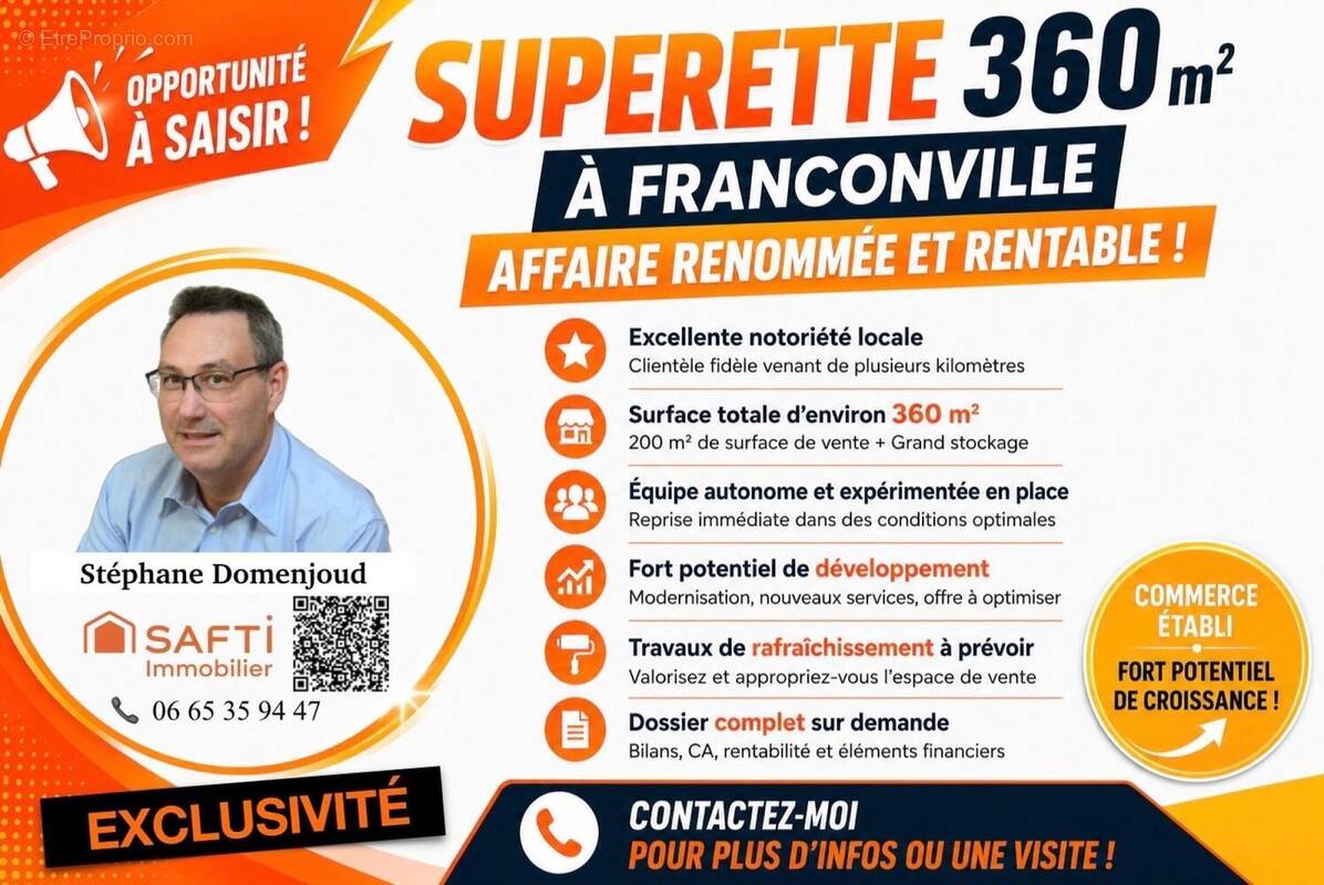 Photo 1 - Commerce à FRANCONVILLE