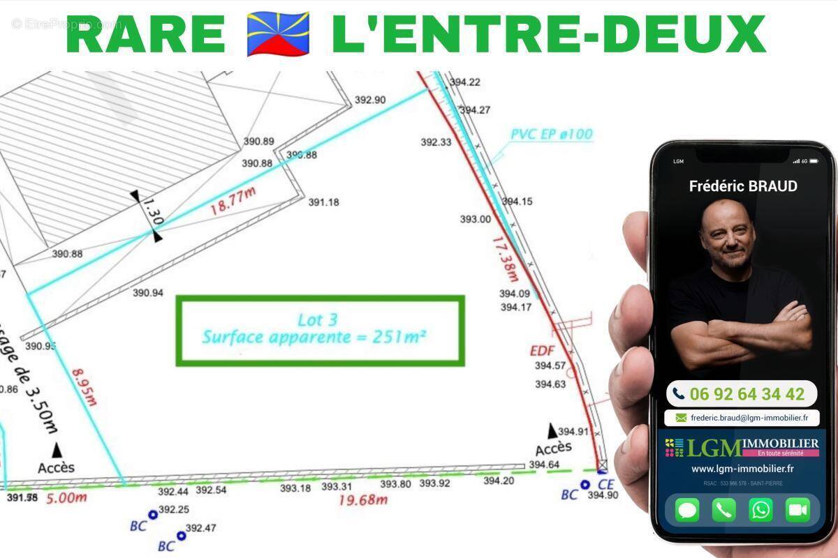 Terrain à ENTRE-DEUX