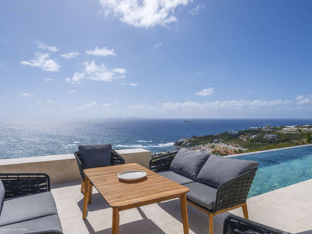 villa 3 chambres Oysrer pound superbe vue mer et St Barth - photo 5