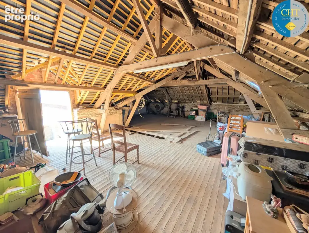Ancien corps de ferme en pierres renove avec studio et dépendances à concoret (56430) avec cht immobilier - photo 27