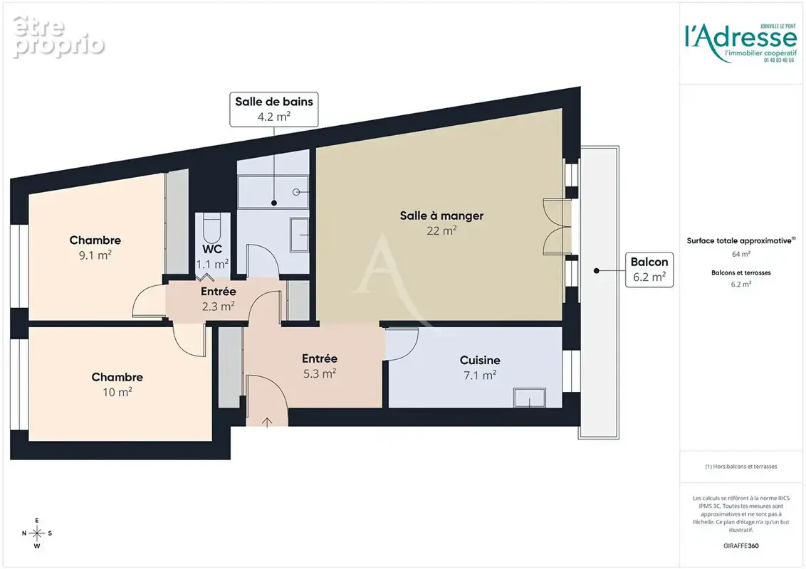 Appartement Joinville Le Pont 3 pièce(s) - photo 11