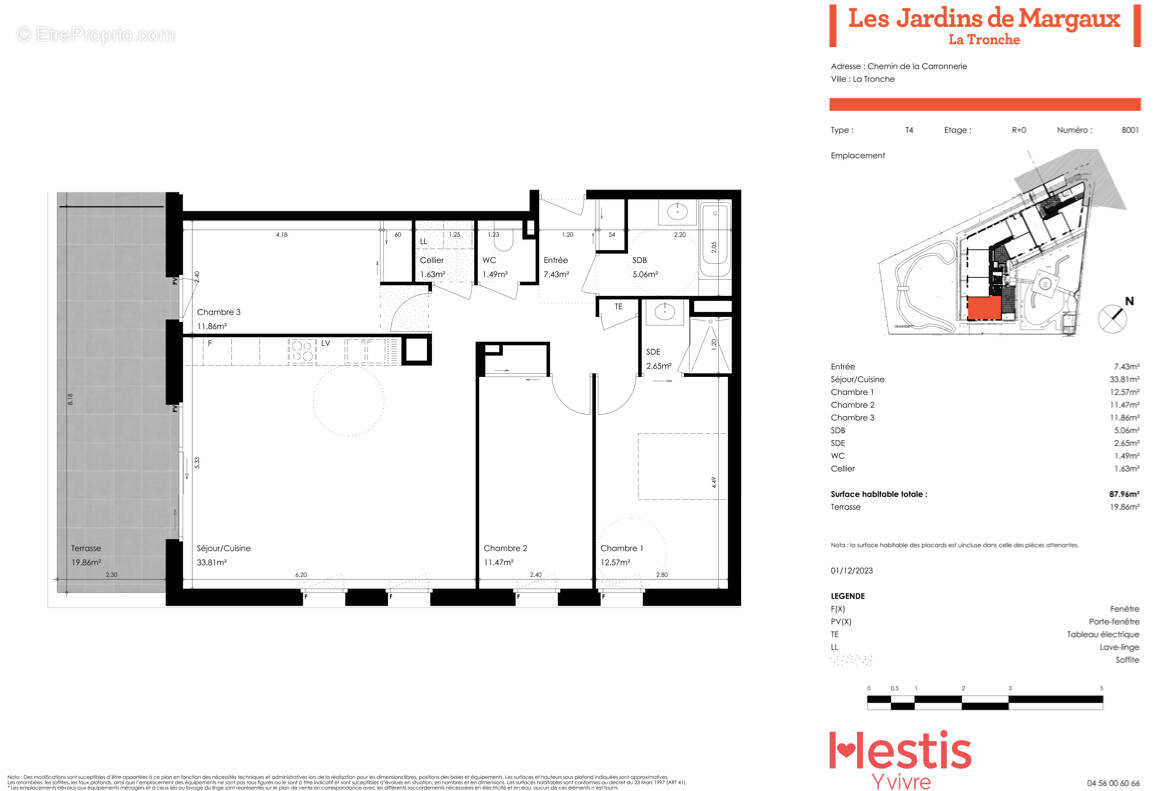 Appartement à LA TRONCHE