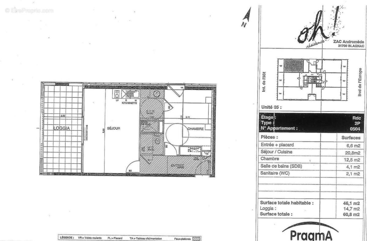 Appartement à BLAGNAC