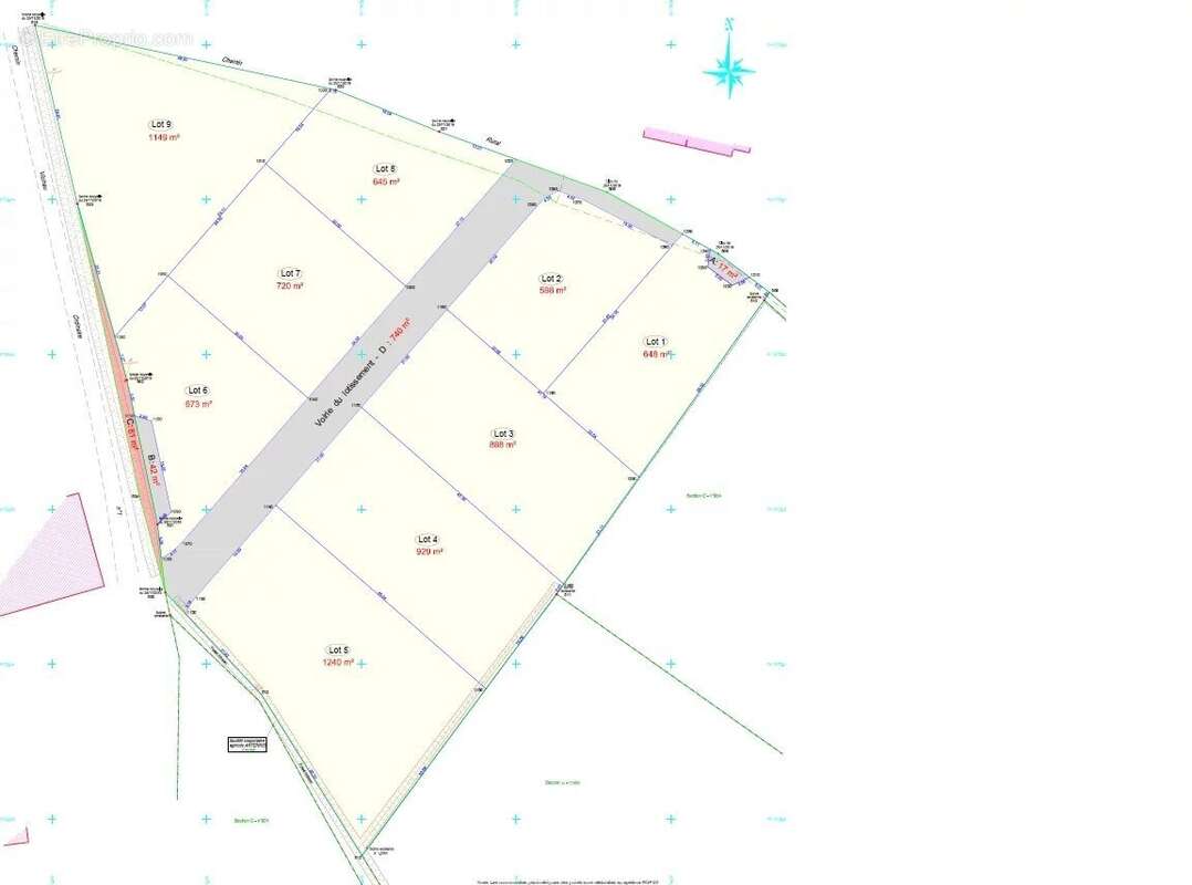 Terrain à SAINT-GAUZENS