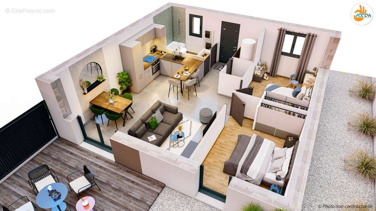 Maison 4 pièces 51 m2 - photo 4