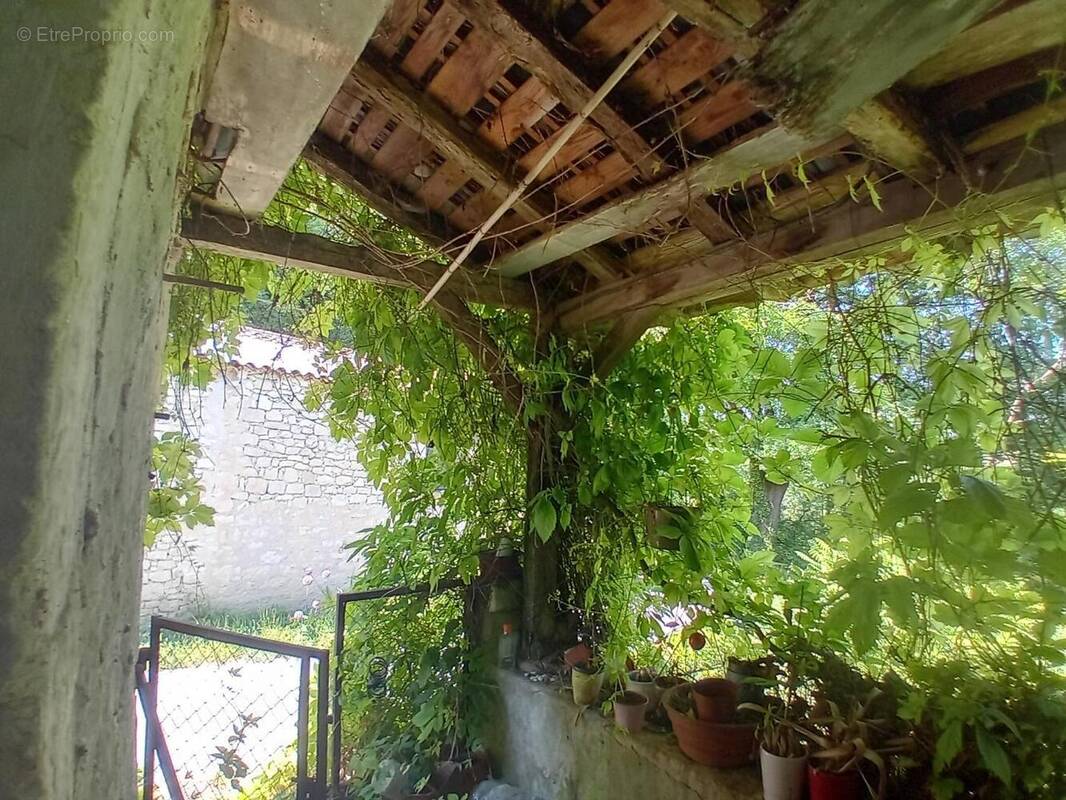 Appentis de l' entrée - Maison à MONTCUQ