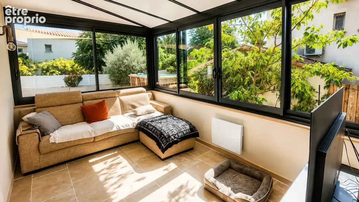 Excusivite teyran   villa 4 pièces avec piscine, jardin, véranda et garage - photo 6