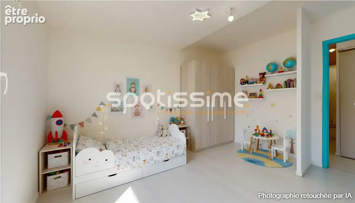 Pomérols  maison de village t3 90 m²  balcon  vue sur les toits et le clocher - photo 7