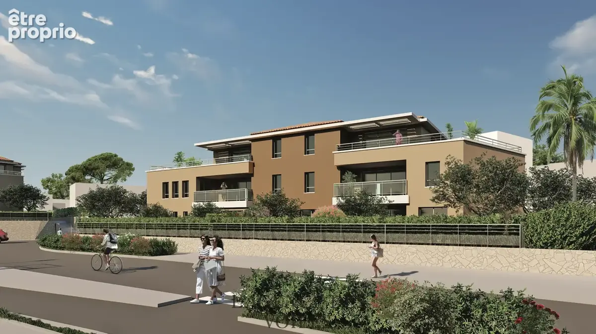 Six-Fours-Les-Plages, magnifique T3 de 81m2 avec 155m2 de jardin aperçu mer - photo 2