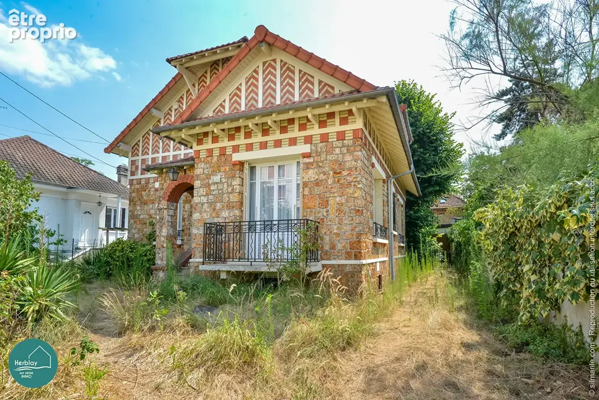 Herblay-sur-Seine Centre-ville Meulière - surface utile de 198 m² - photo 1