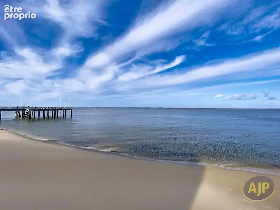 Arcachon Proche chapelle  T3 Mer 83m² - Première ligne de mer - photo 9