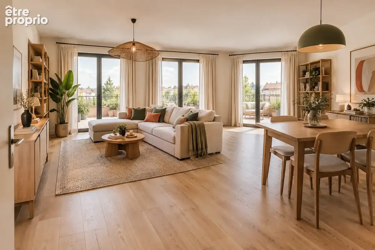 Bel appartement 3 pièces 76m2 avec grande terrasse serris - photo 3