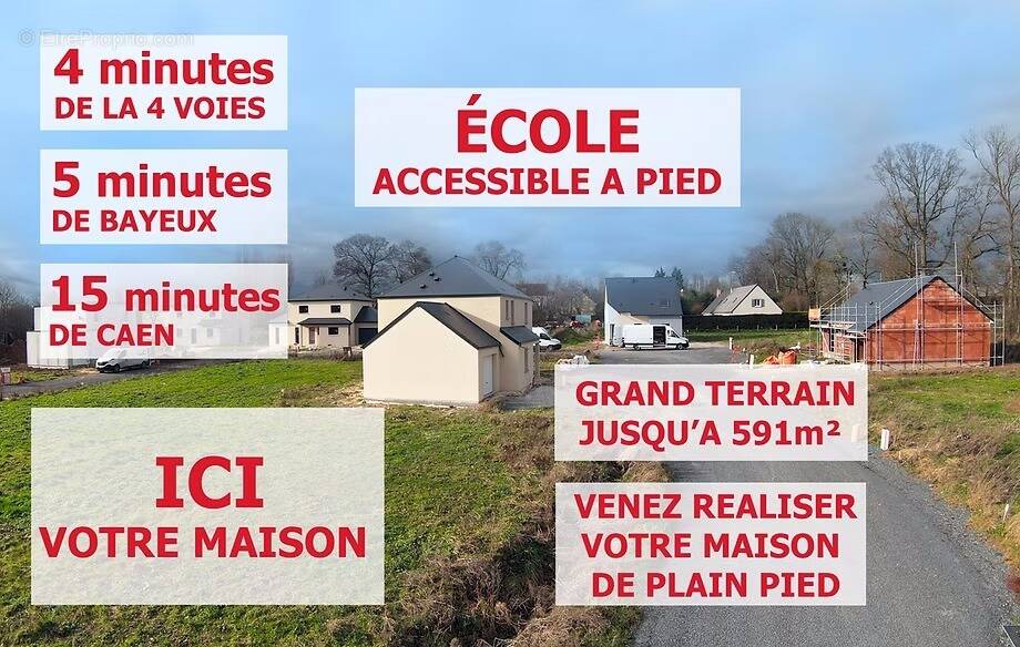 Terrain à ESQUAY-SUR-SEULLES