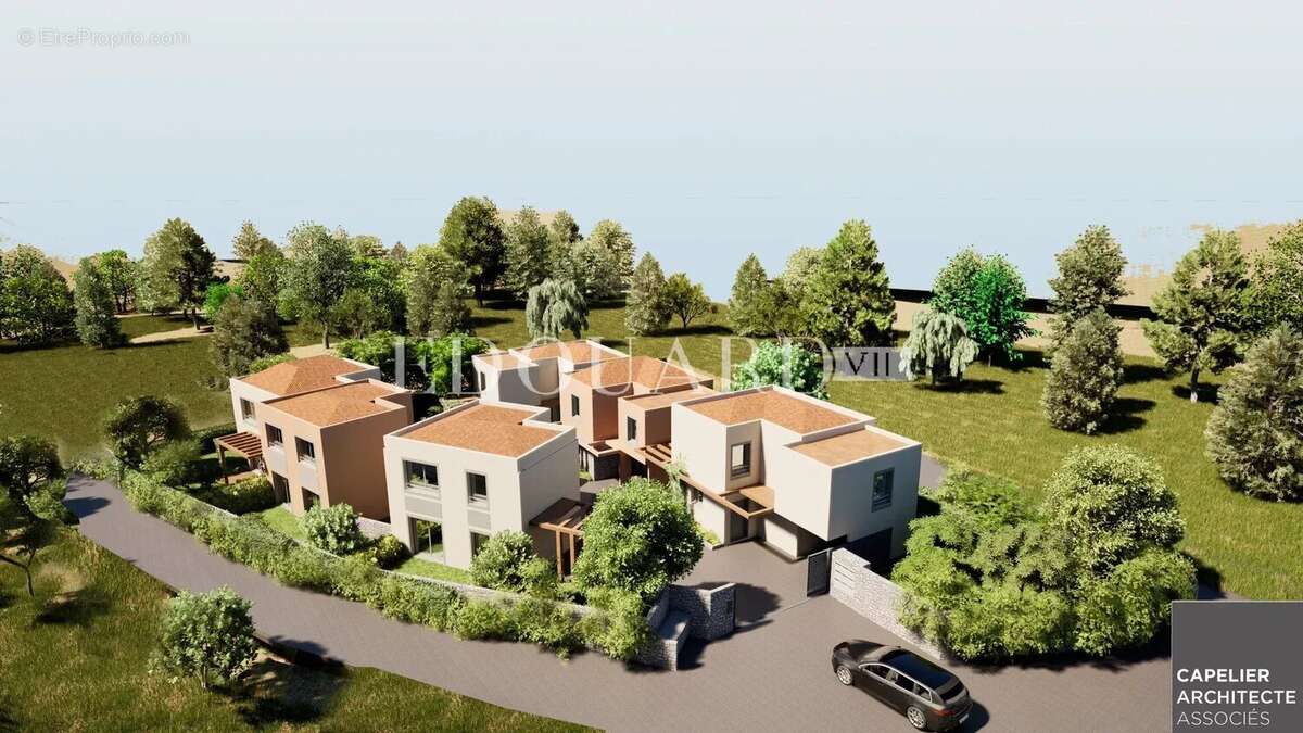 Sur la commune de La Turbie, à vendre lotissement de six villas neuves en cours de construction - photo 7