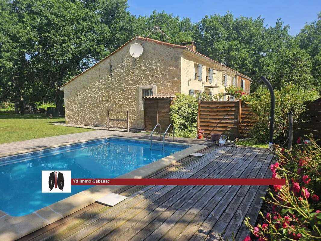 Maison à CABANAC-ET-VILLAGRAINS