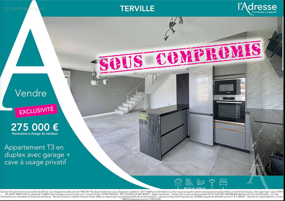 Appartement à TERVILLE