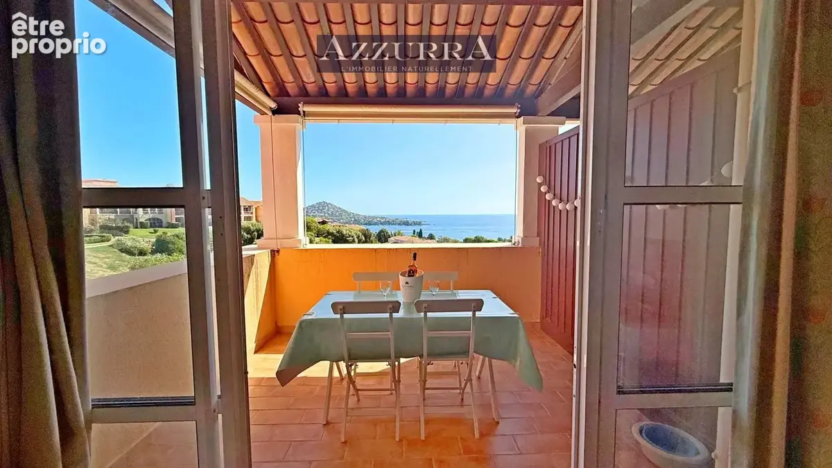 Agay cap esterel village 3 pieces duplex vue mer - parking prive - libre de suite - photo 2