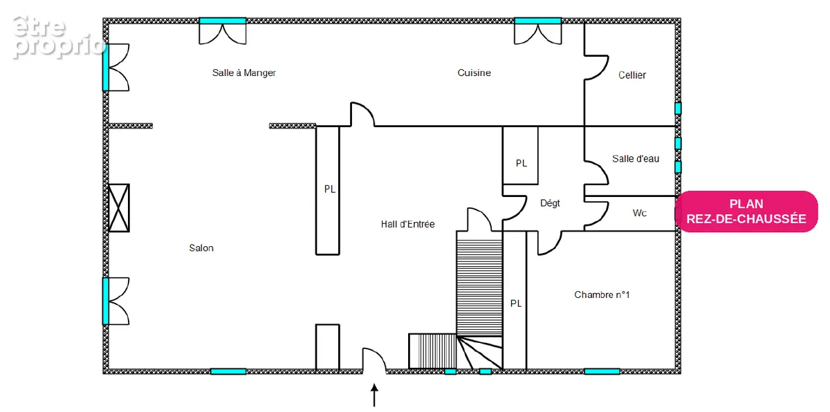 Maison rénovée 173m², 4 chambres, terrain clos 1539m², sous-sol 98m² et double garage - Chalamont - photo 15