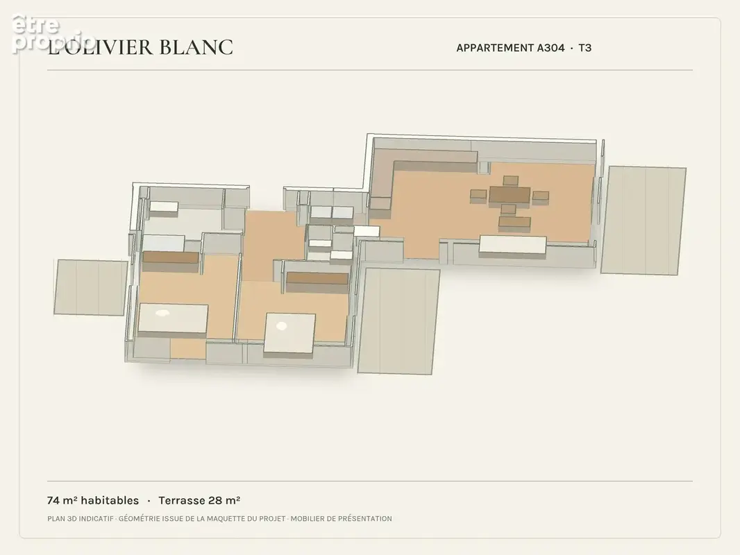Appartement 3 pièces 74 m² à vendre à La Brillanne (04700) - photo 3
