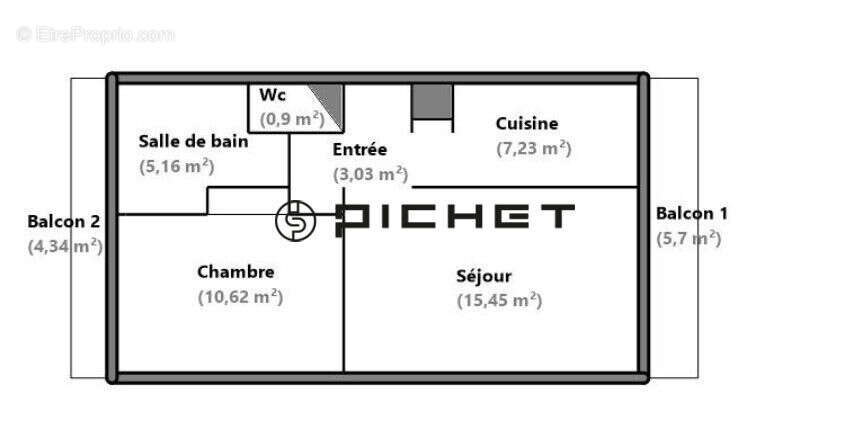 Appartement à TOULOUSE