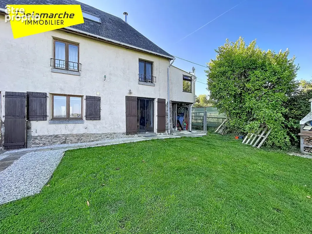 maison mitoyenne 5 pièces 3 chambres à vendre à Guehebert (50210) sur env. 600m² de terrain - photo 1