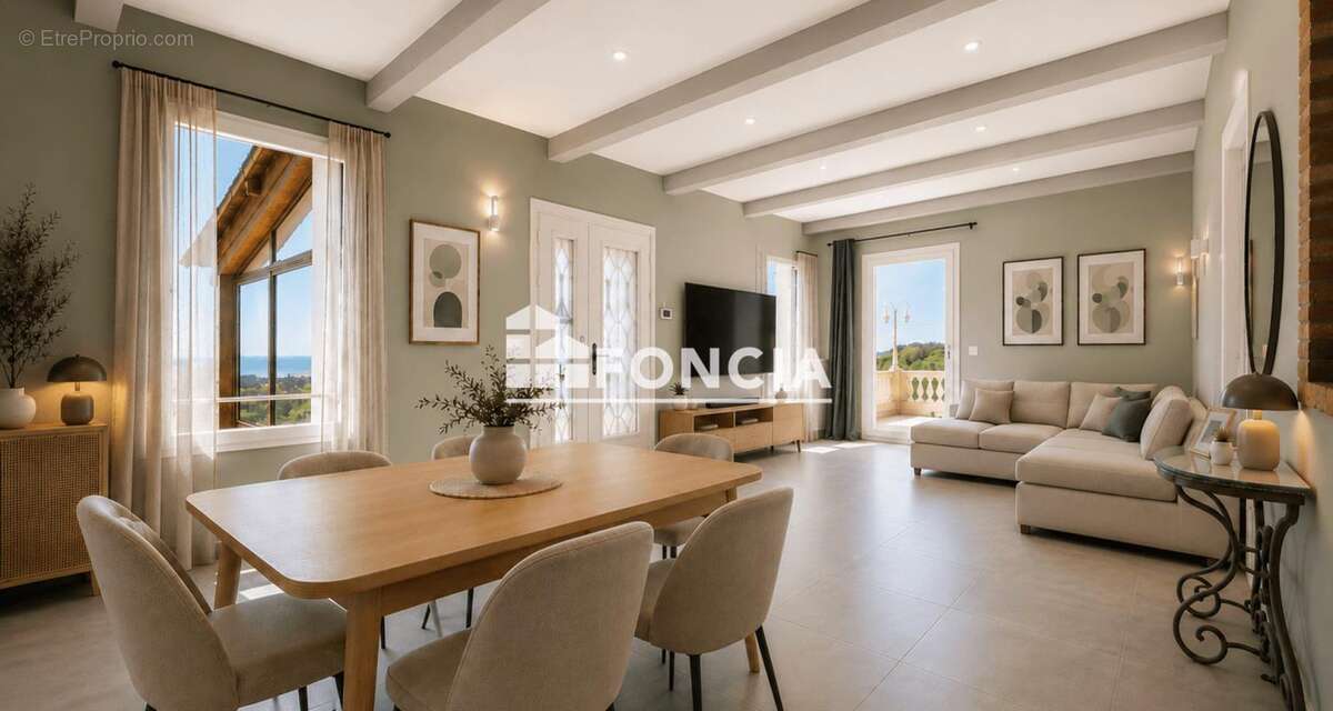 Nice St Pancrace - Villa 152 m² vue mer panoramique, 2 logements indépendants, piscine, DPE B - photo 6