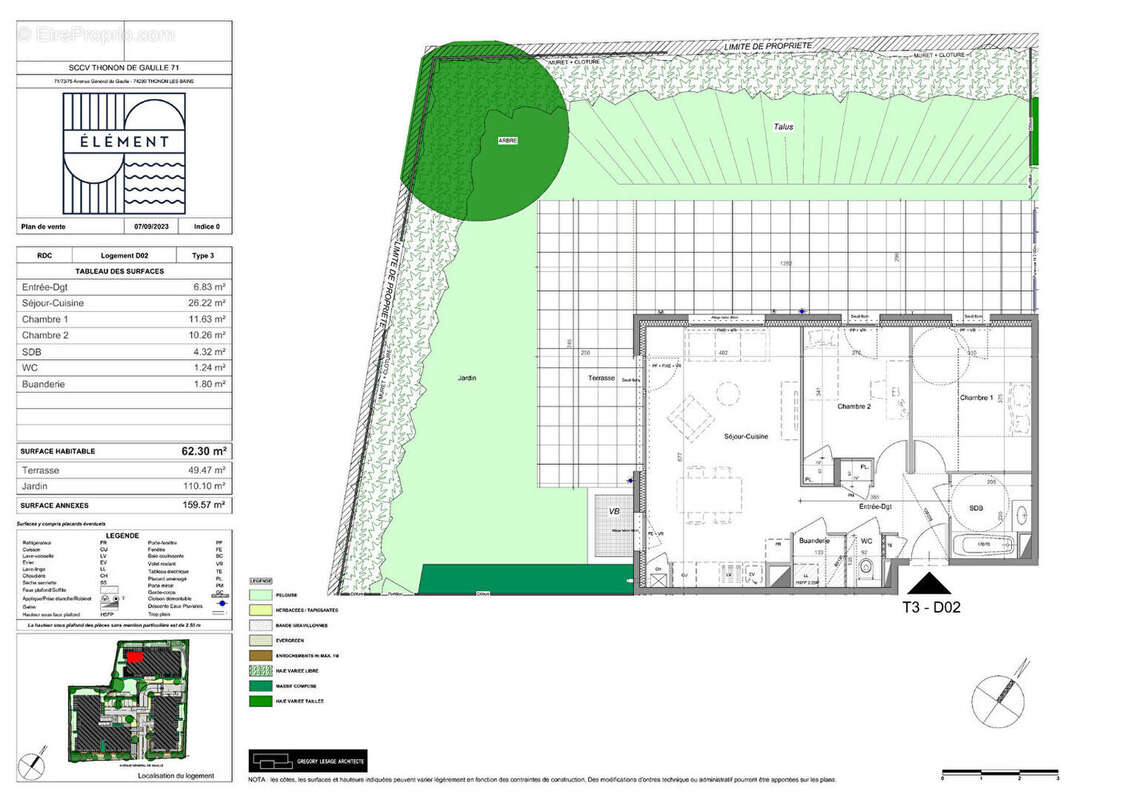 Appartement à THONON-LES-BAINS