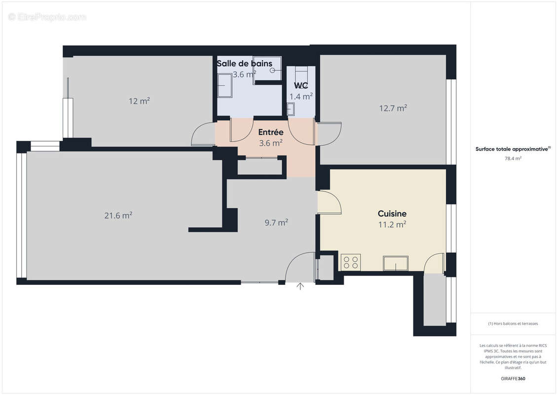 Appartement à LYON-3E