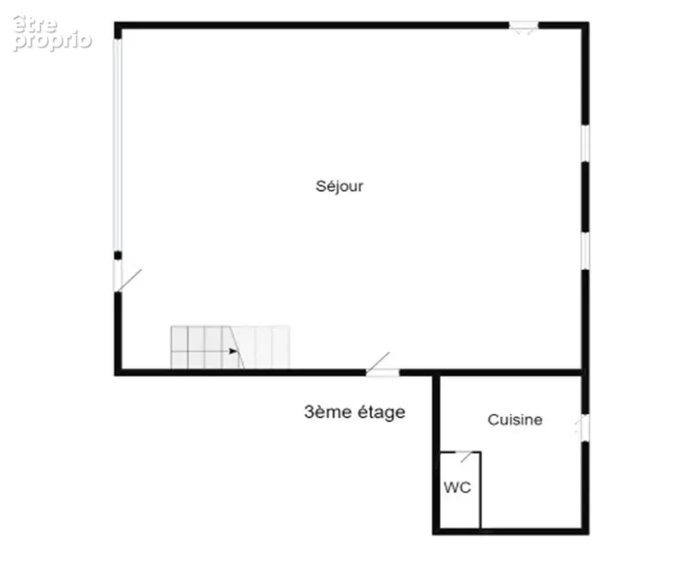 Appartement Granville 4 pièce(s) 83 m2 - photo 12