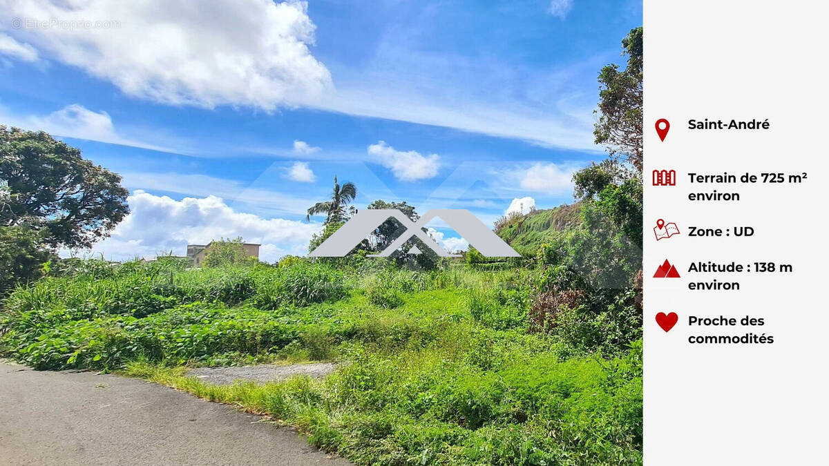 Terrain à SAINT-ANDRE