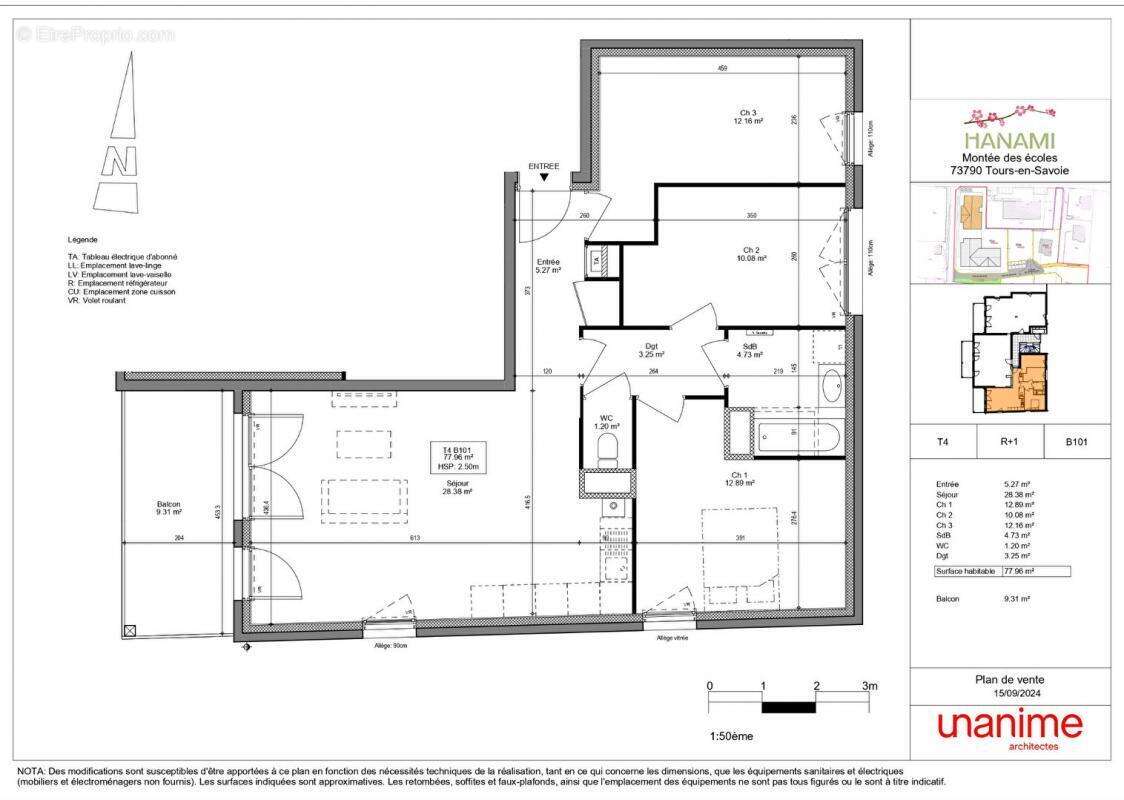 Appartement à TOURS-EN-SAVOIE