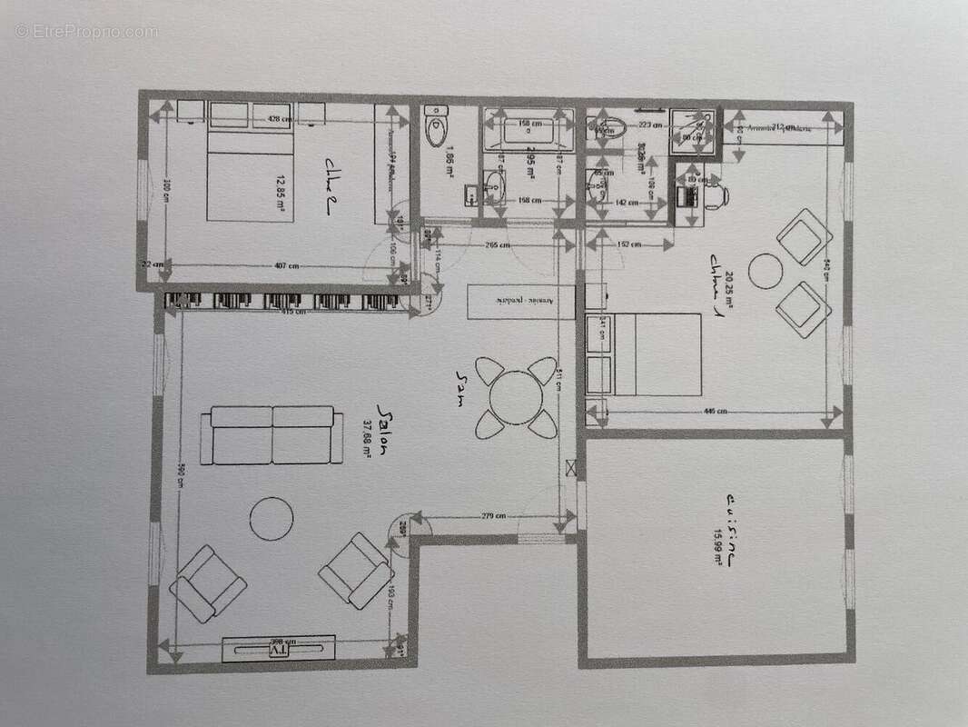 Appartement à VERSAILLES