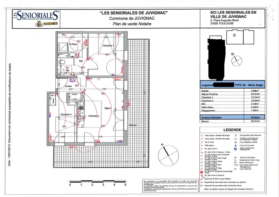 Appartement à JUVIGNAC
