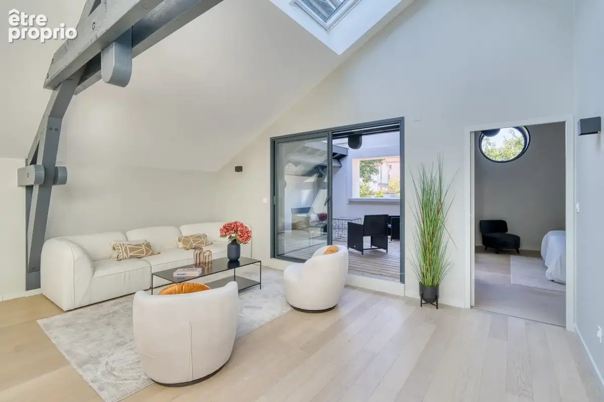 Centre Craponne   Loft contemporain   Dernier étage avec terrasse tropézienne - photo 6