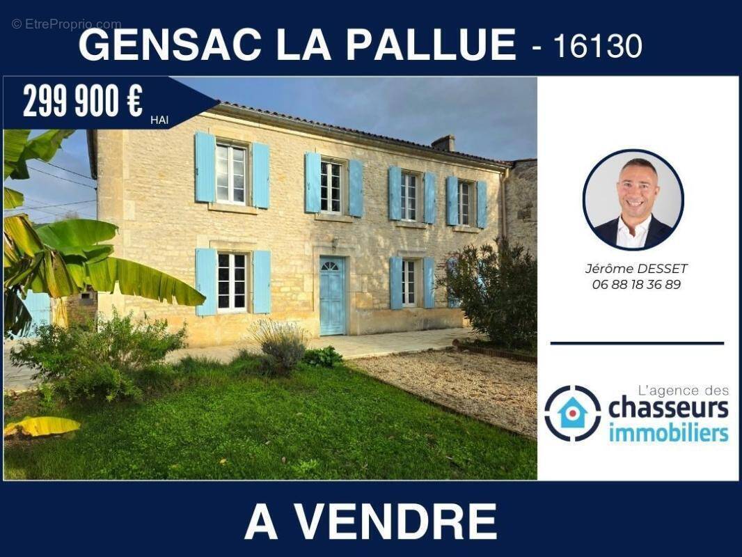 Maison à GENSAC-LA-PALLUE
