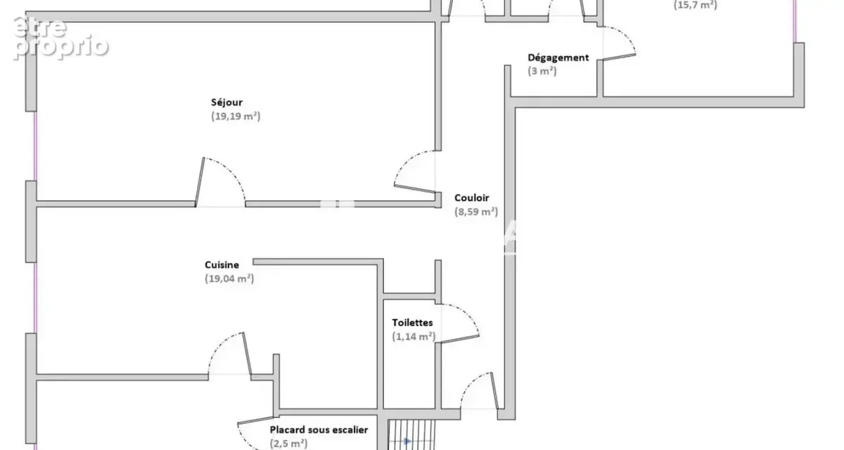 Appartement à SAINT-ETIENNE-DU-BOIS