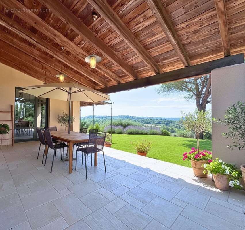 Villa avec piscine Pézenas séjour 4 chambres salle de bain - Maison à PEZENAS