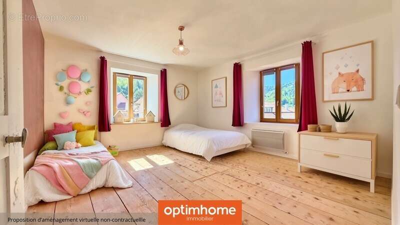  VENTRON – Maison mitoyenne avec jardin clos, dépendances et fort potentiel d’aménagement  - photo 7