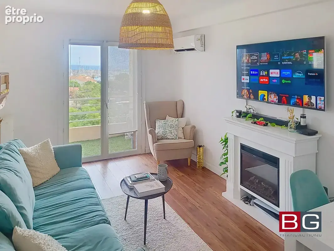 Antibes exclusivité t3 vue mer avec cave et garage - photo 2